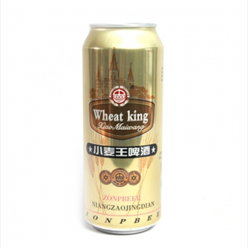 8度中普小麦王啤酒500ml(听)